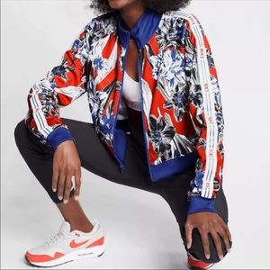 [SOLD] Nike Hyper Printed Floral Crop Track Jacket